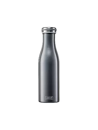 LURCH | Isolierflasche - Thermosflasche Edelstahl 0,5l Anthrazit Metallic | 